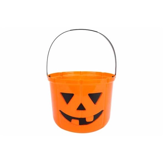 seau citrouille orange 18x18xh14cm - billiet ld