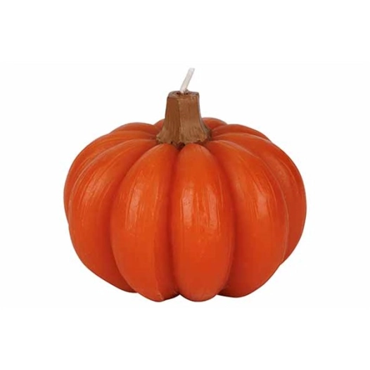 bougie pumpkin orange 9x9xh7cm - 22h - billiet ld