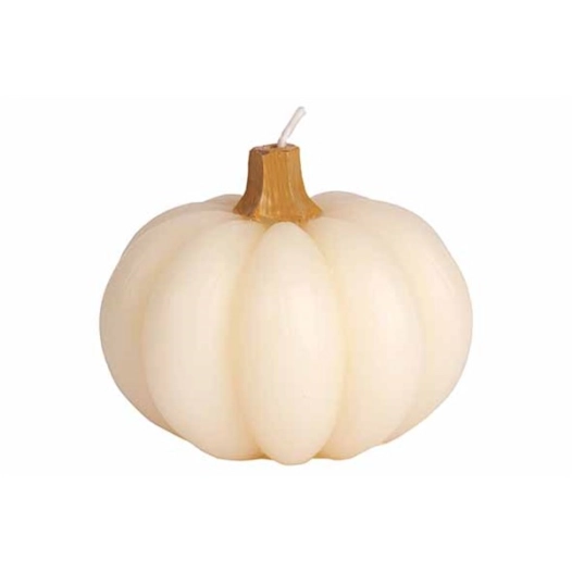 bougie pumpkin creme 9x9xh7cm - 22h - billiet ld