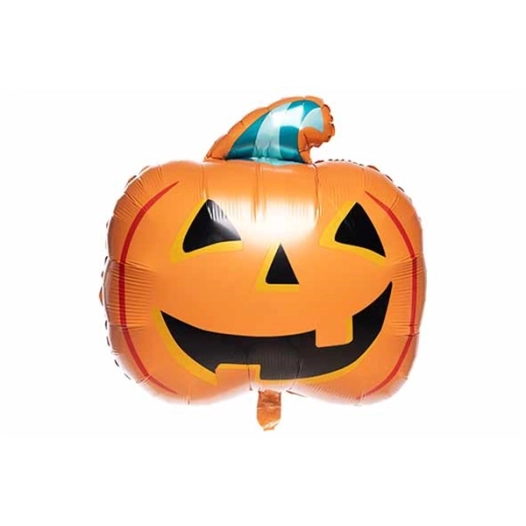 ballon citrouille orange 63xh71cm film - billiet ld