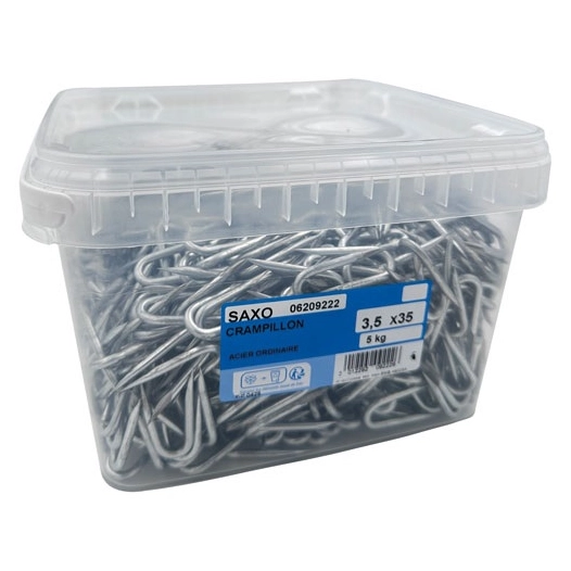 crampillon ordinaire 3.5x35mm boite 5kg - societe saxo