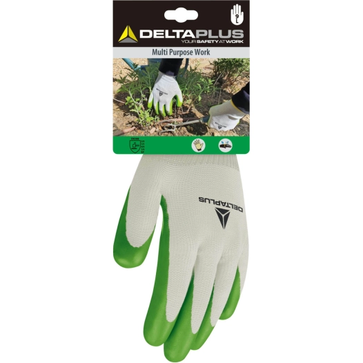 paire de gants multi-travaux dpve733 vert - delta plus