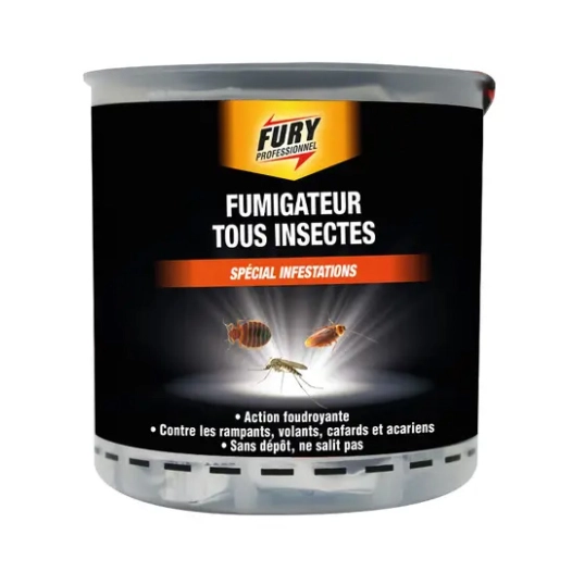 fumigateur tous insectes 65 à 130 m² tp18 - fury