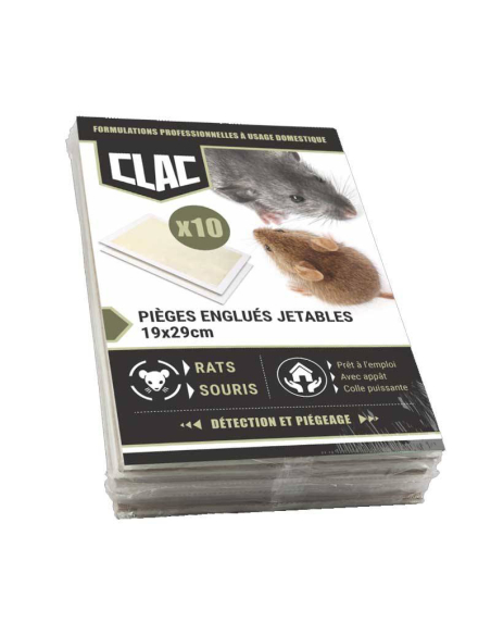 Pièges Englués CLAC Rats & Souris Capture efficace et hygiénique des nuisibles - CLAC