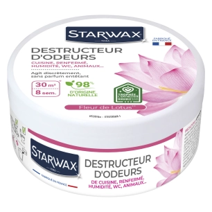 destructeur d’odeurs fleur de lotus 300 g - starwax