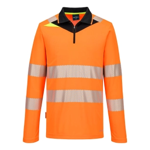 dx4 polo haute visibilité - taille 4xl - orange/noir - portwest