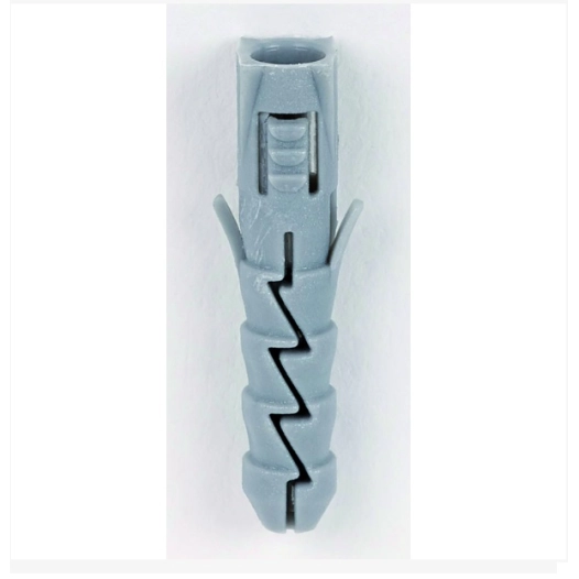 Chevilles ROMUS nylon standard gris 5x25mm réf.94158 blister de 100 - ROMUS