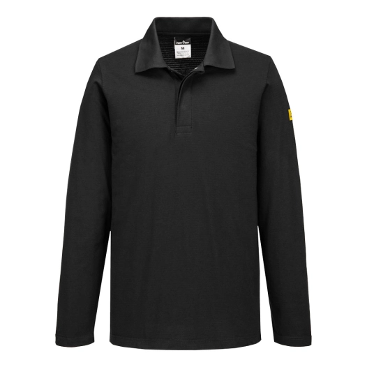 polo manches courtes esd - taille xxxl - noir - portwest