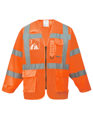 veste executive hi-vis - taille xl - orange - portwest
