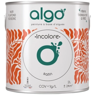 peinture ã©cologique base incolore 2 l satin - algo paint