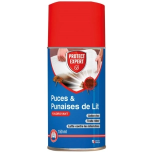 aã©rosol foudroyant puces et punaises de lit 150 ml - sbm life science