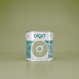 peinture ã©cologique - vert tendre - velours - 5 l - algo paint ld