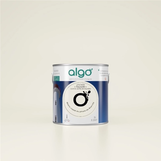 peint.faã§ade ext. blanche ã  base coquilles st-jacques blanc cassã© 2 l - algo paint ld