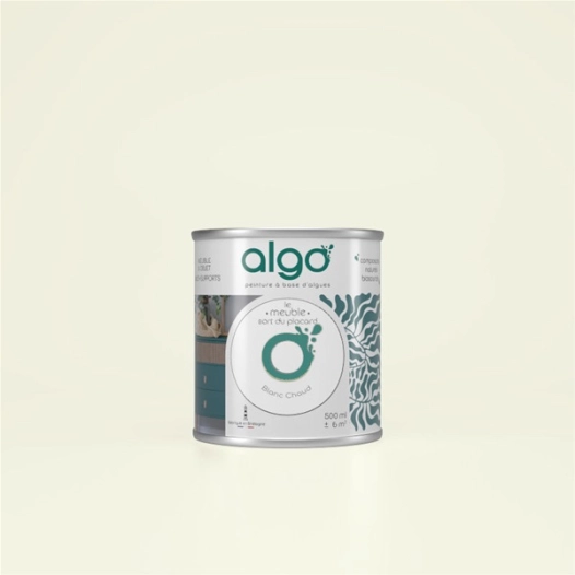 peinture pour meuble - blanc chaud - 2 l - algo paint ld