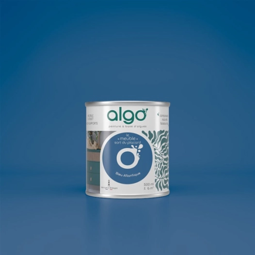 peinture pour meuble - bleu atlantique - 2 l - algo paint ld