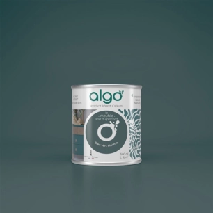 peinture pour meuble - bleu vert molã¨ne - mat - 0.5 l - algo paint ld