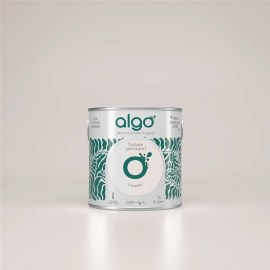 peinture ã©cologique - beige lavezzi - velours - 2 l - algo paint ld