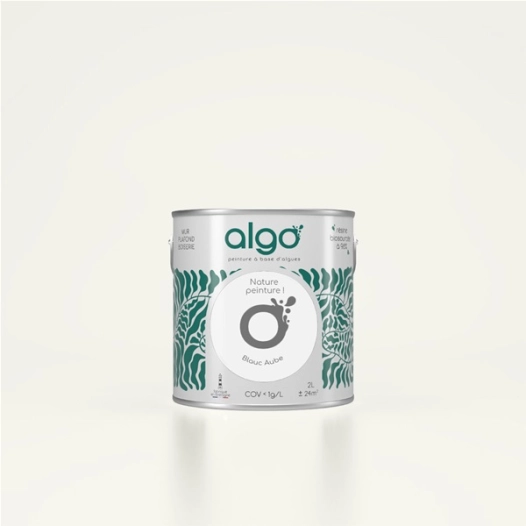 peinture ã©cologique - blanc aube - satin - 5 l - algo paint ld