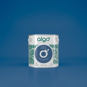peinture ã©cologique - bleu atlantique - satin - 2 l - algo paint ld