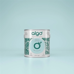 peinture ã©cologique - bleu clã©matite - velours - 0.5 l - algo paint ld