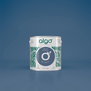 peinture ã©cologique - bleu dã©licat - satin - 0.5 l - algo paint ld