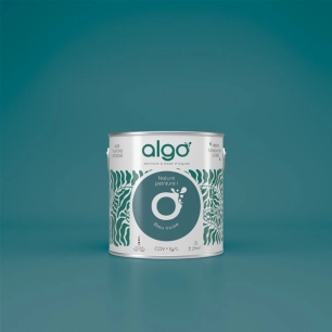 peinture ã©cologique - bleu iroise - velours - 2 l - algo paint ld