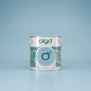 peinture ã©cologique - bleu sã©ance mã©ditation - velours - 0.5 l - algo paint ld