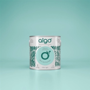 peinture ã©cologique - bleu-vert espiã¨gle - mat - 5 l - algo paint ld