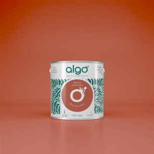 peinture ã©cologique - brun ã©cureuil - mat - 0.5 l - algo paint ld