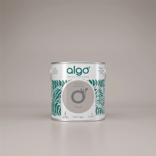 peinture ã©cologique - brun frioul - satin - 0.5 l - algo paint ld