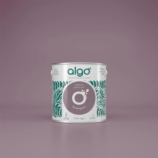 peinture ã©cologique - ile margaux - velours - 2 l - algo paint ld