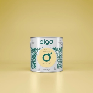 peinture ã©cologique - jaune ã©tourdi - satin - 0.5 l - algo paint ld
