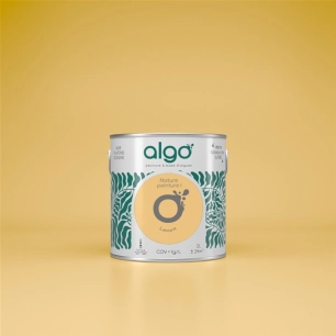peinture ã©cologique - jaune levant - satin - 2 l - algo paint ld