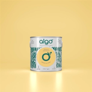 peinture ã©cologique - jaune sieste au soleil - satin - 2 l - algo paint ld