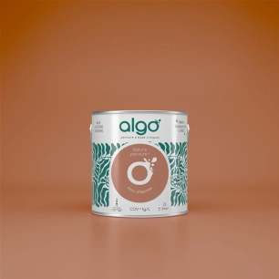peinture ã©cologique - marron pain d'ã©pices - satin - 2 l - algo paint ld