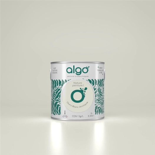 peinture ã©cologique - ours blanc arctique - mat - 5 l - algo paint ld