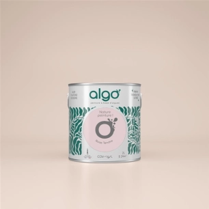 peinture ã©cologique - rose tendre - velours - 5 l - algo paint ld