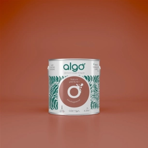 peinture ã©cologique - terracotta madagascar - satin - 0.5 l - algo paint ld