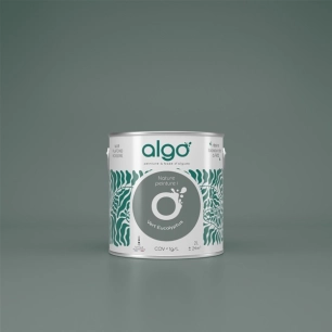 peinture ã©cologique - vert eucalyptus - satin - 0.5 l - algo paint ld