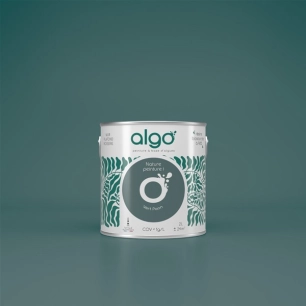 peinture ã©cologique - vert paon - velours - 2 l - algo paint ld