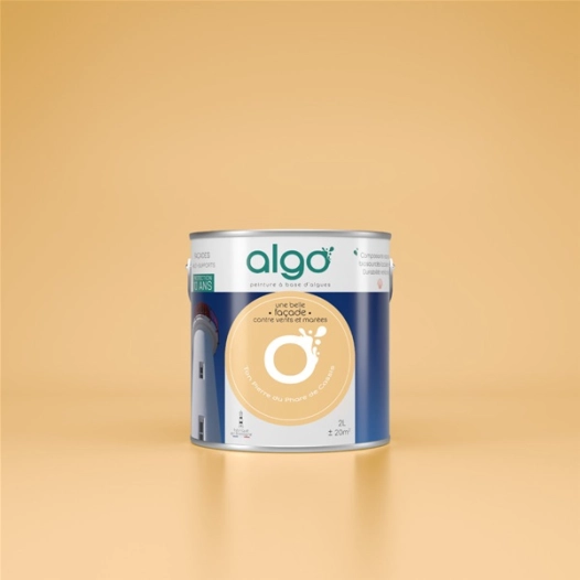 peint.faã§ade ext. jaune ã  base de coquilles st-jacques ton pierre 2 l - algo paint ld