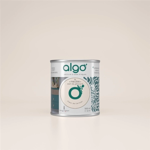 peinture pour meuble - beige fleur de cerisier - mat - 0.5 l - algo paint ld
