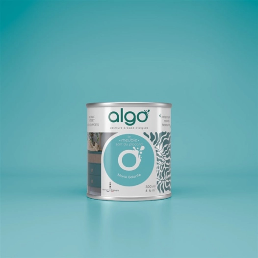 peinture pour meuble - bleu marie-galante - 2 l - algo paint ld