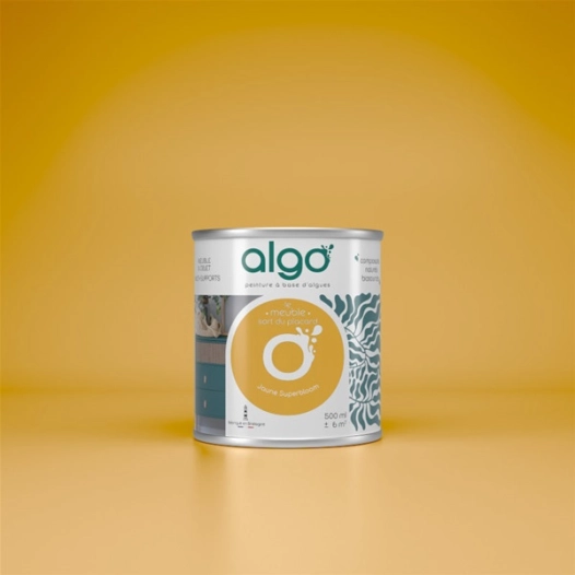 peinture pour meuble - jaune superbloom - 2 l - algo paint ld