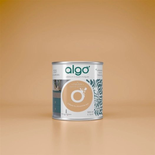 peinture pour meuble - marron crãªpes du dimanche soir - 2 l - algo paint ld