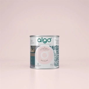 peinture pour meuble - rose poudrã© - mat - 0.5 l - algo paint ld