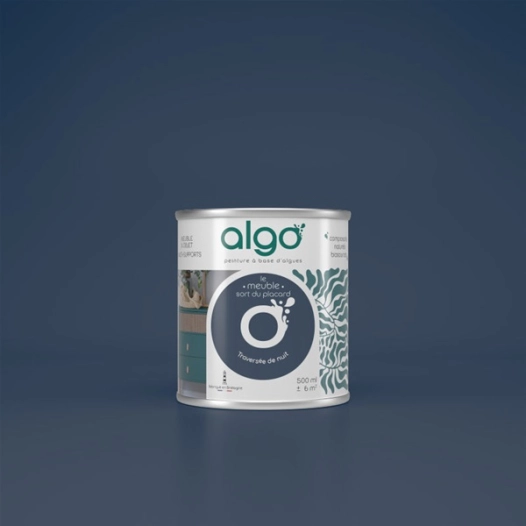 peinture pour meuble - traversã©e de nuit - mat - 0.5 l - algo paint ld