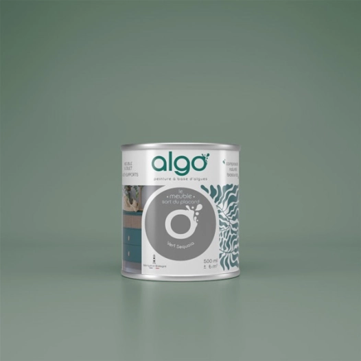 peinture pour meuble - vert sequoia - 2 l - algo paint ld
