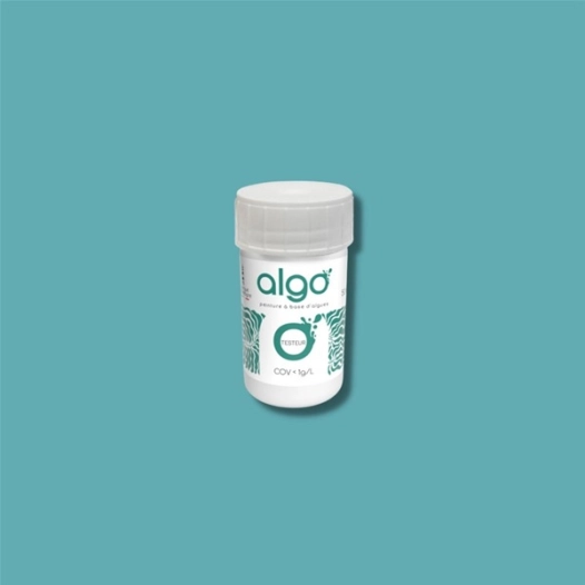 testeur de peinture ã©cologique bleu marie-galante - 50 ml - algo paint ld