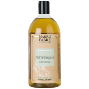 savon liquide de marseille 1l chã¨vrefeuille - marius fabre jeune ets
